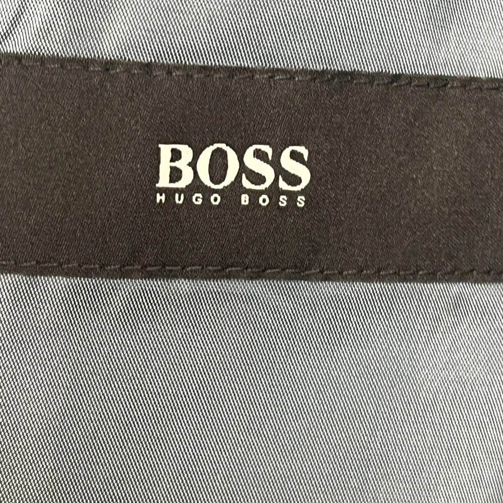 Hugo Boss Mens Hedge1 Gense1 Blue White Striped Cotton Blazer Sport Coat 40R